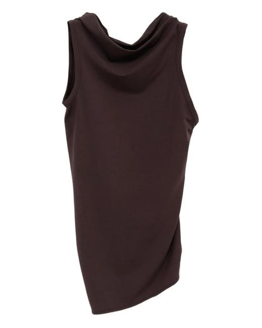 Paloma Wool Asymmetrical Sleeveless Top Brown