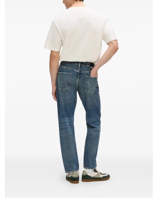 Karl Lagerfeld Blue Tapered Jeans for men