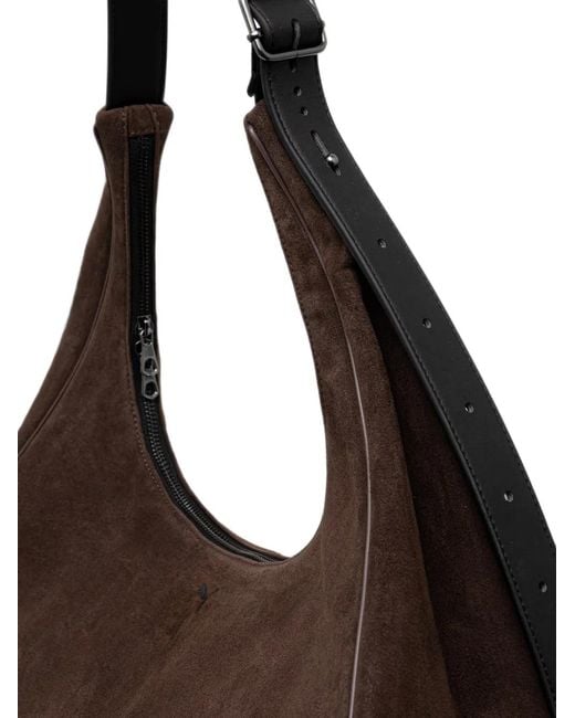 PUMA Brown X _J.L-A.L_ Suede Logo-Print Holdall Bag