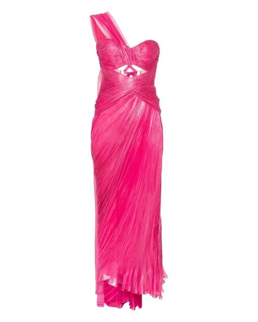 Maria Lucia Hohan Pink Amelia Midi Dress