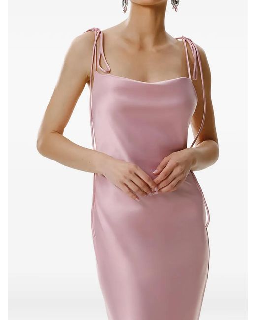 Framboise Pink Jodie Sleeveless Midi Dress