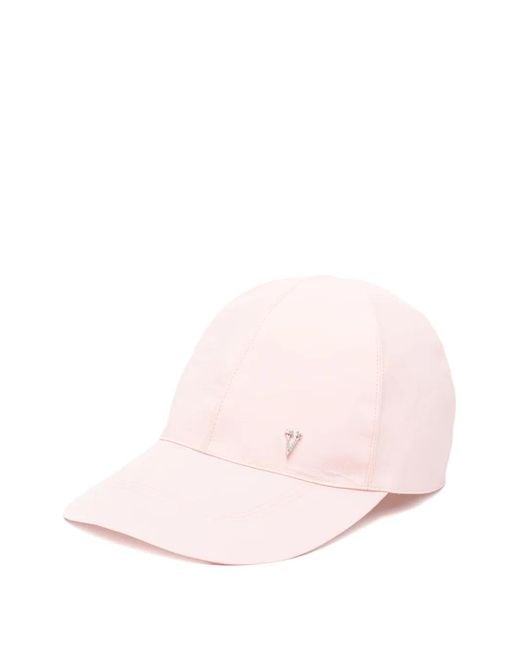 YVMIN Pink Hair-Tie Baseball Cap