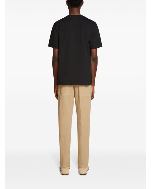 Dries Van Noten Natural Cotton Chino Trousers for men