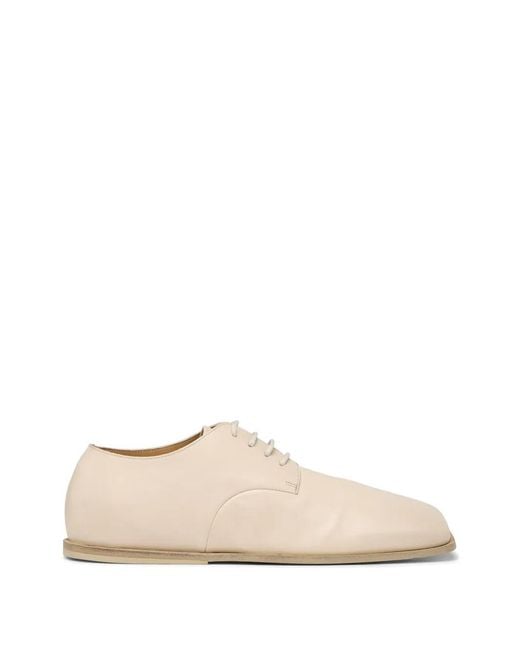Marsèll White Square-Toe Derby Shoes for men