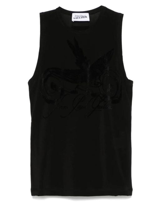 Jean Paul Gaultier ロゴ トップ Black