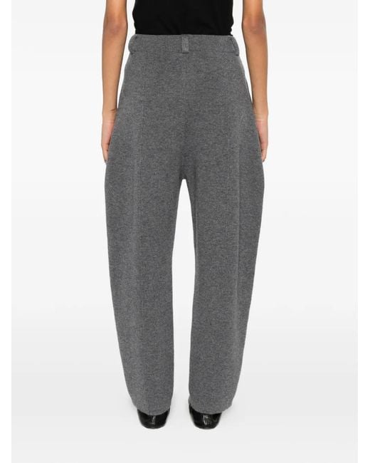 Lisa Yang Gray Wrenda Tapered Trousers