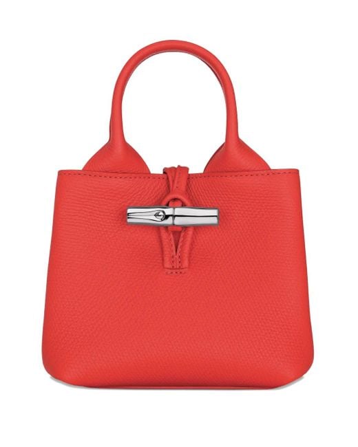 Longchamp Red Handbag Le Roseau Xs