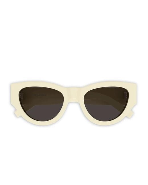 Saint Laurent Brown Cat-Eye Frame Sunglasses