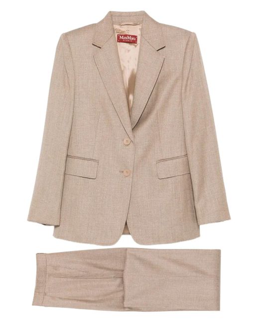 Max Mara シングルスーツ Natural