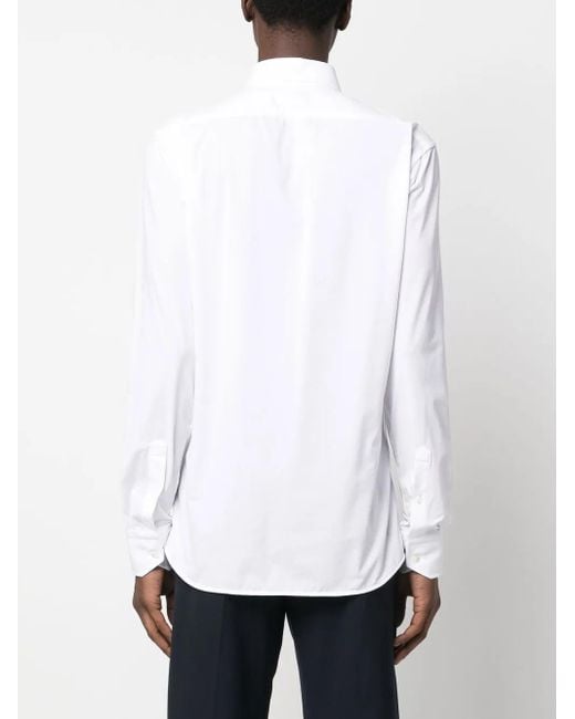 Traiano Milano Button-Up Overhemd in het White voor heren