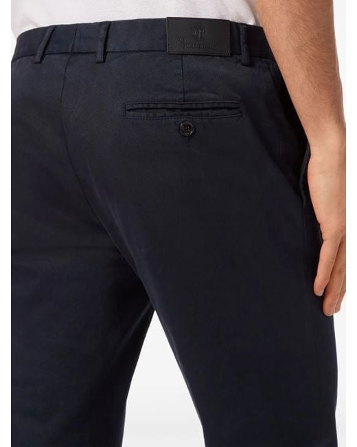 Billionaire Blue Slim Fit Trousers for men