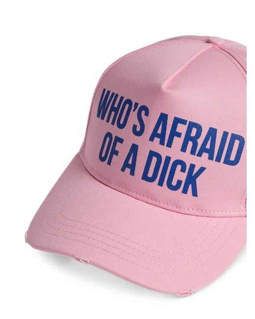 DSquared² Pink Rocco Baseball Hat for men