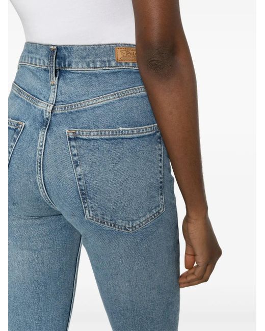 Polo Ralph Lauren Blue High Waisted Skinny Jeans