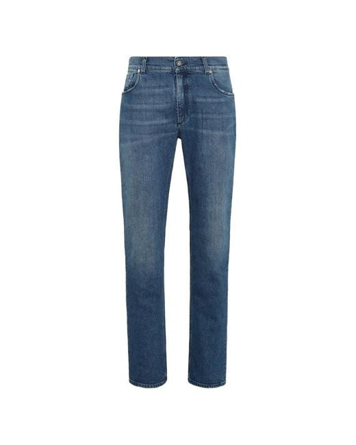 Billionaire Blue Jean À Broderie Aigle for men
