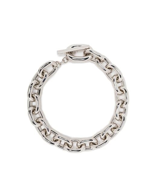 Rabanne Metallic Paco - Chain-link Necklace
