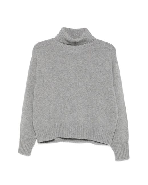 Pull À Col Roulé Vanisé en coloris Gray
