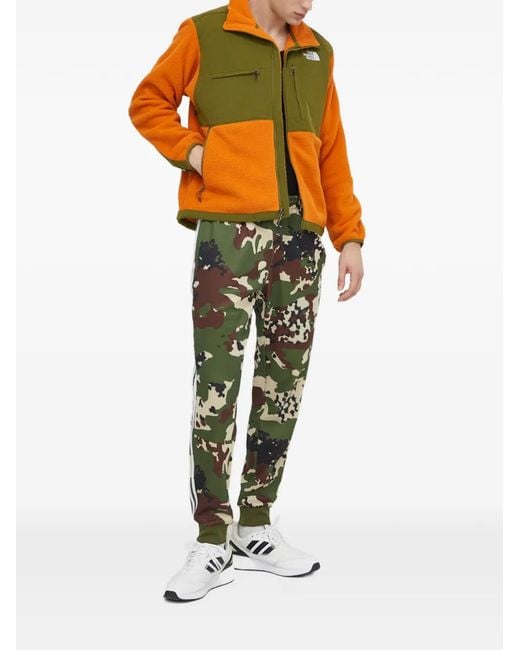 The North Face Orange Colour-Block Zip Jacket for men