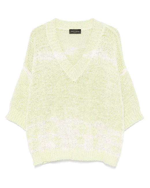 Roberto Collina Natural Chunky-Knit Sweater