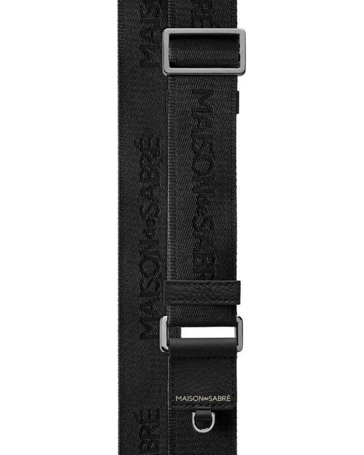 Sacoche En Cuir À Rabat Maison De Sabre en coloris Black