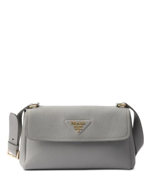 Borsa A Spalla di Prada in Gray