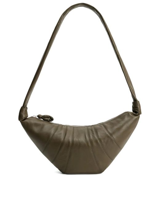 Lemaire Gray Medium Croissant Shoulder Bag