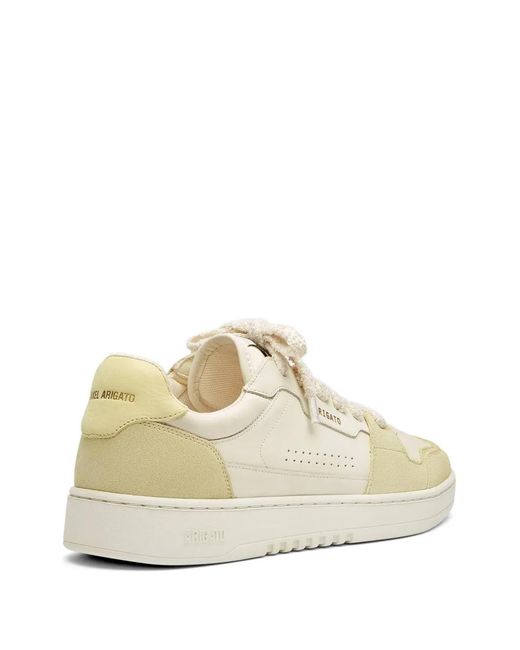 Axel Arigato Men's White Dice Lo Leather Sneakers