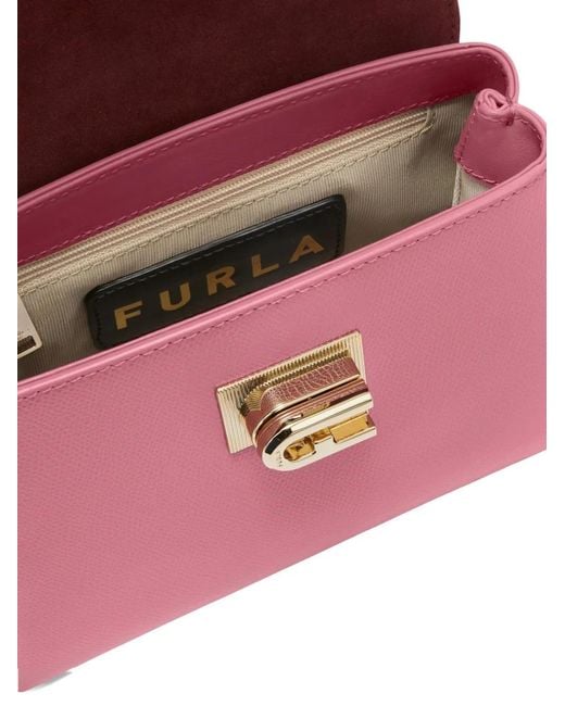 Furla Pink Small Top-Handle Crossbody Bag