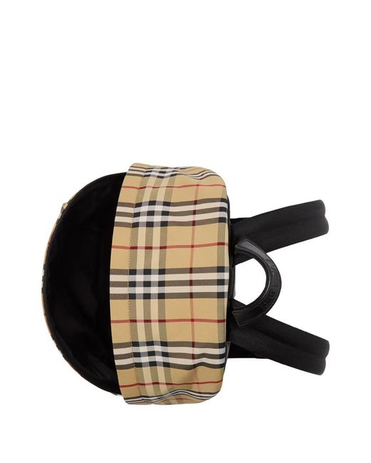 Burberry Brown Jett Vintage-Check Backpack for men