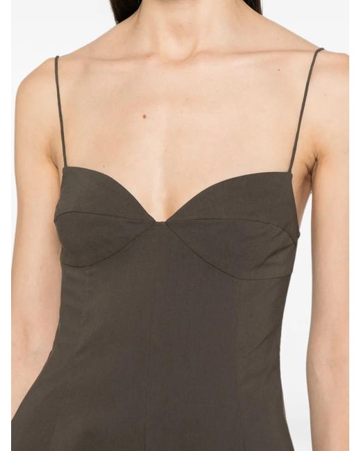 St. Agni Multicolor Cami Panelled Midi Dress