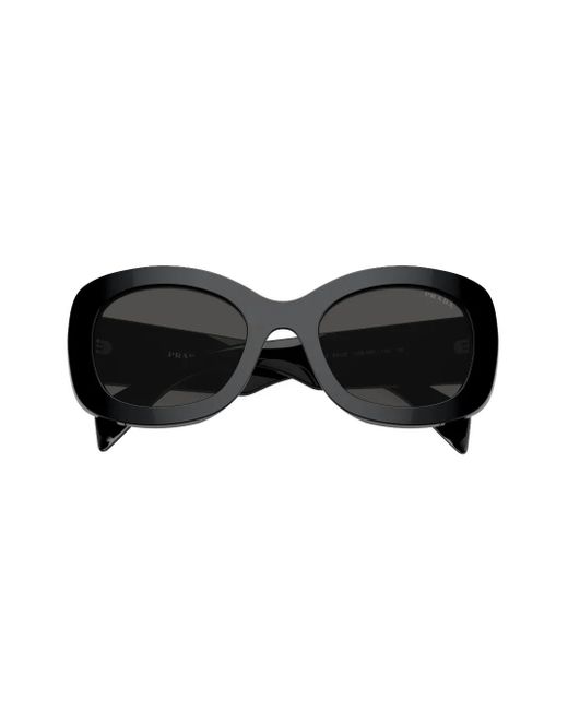 Prada Black Prada Pr A13S Oversize Framde Sunglasses