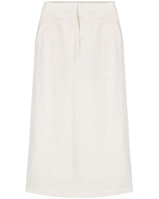 Uma Wang White Gone Maxi Skirt
