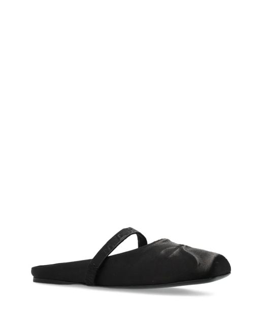 Marni Black Leather Ballet Flats