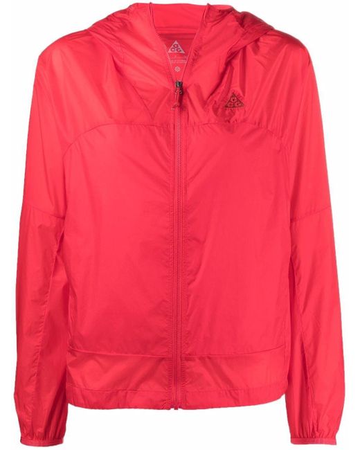 Nike Red Windbreaker Jacket