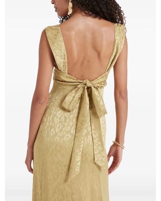 Temperley London Yellow Willow Midi Dress
