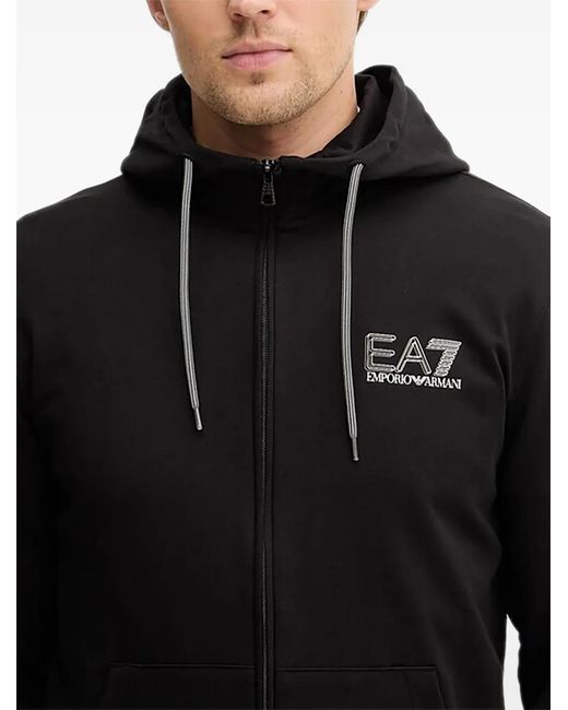 EA7 Trainingspak Met Capuchon En Rits in het Black voor heren