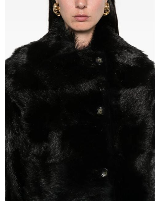 Giacca Crop Con Bottoni di Alberta Ferretti in Black