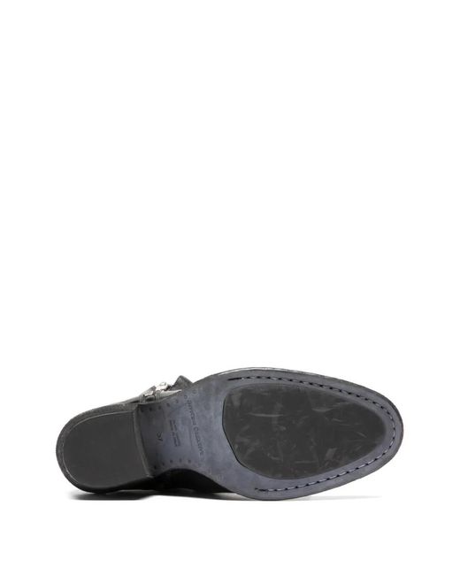 Officine Creative Black Sydney Side Zip Boots