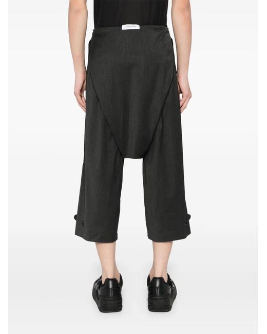 Kiko Kostadinov Black Dana Trousers for men