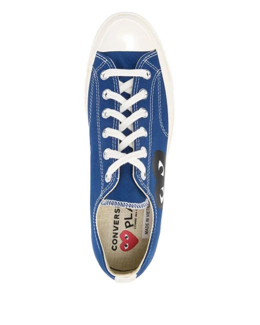 COMME DES GARÇONS PLAY Blue X Converse Chuck 70 Ox "Cdg Play" Sneakers