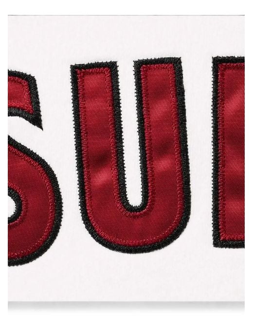 Supreme White Veste Mascots À Fermeture Zippée for men