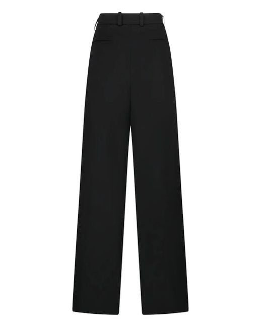 Chloé プリーツ ワイドパンツ Black