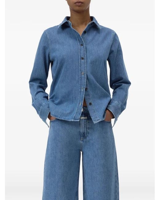 Closed Blue Buttoned Classic Shirt