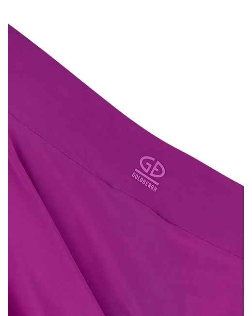 Goldbergh Purple Draped Dress