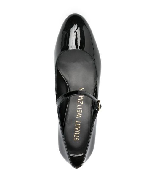 Zapatos Vvienne con tacón de 35 mm Stuart Weitzman de color Black