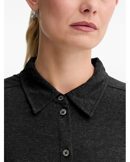 Marc O' Polo Button-Up Blouse in het Black