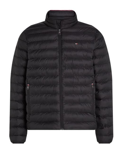 Giacca Imbottita Con Zip di Tommy Hilfiger in Black da Uomo