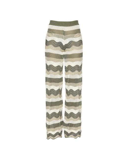 AZULU Metallic Martina Trousers