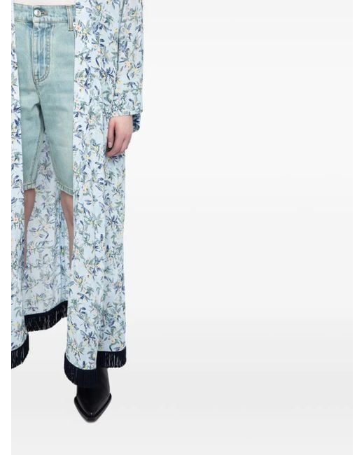 Zadig & Voltaire Blue Silk Coat