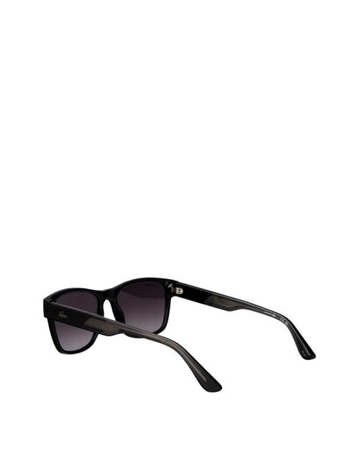 Lacoste Black Square-Frame Sunglasses for men