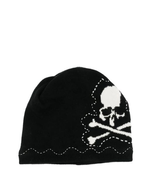 Mastermind Japan Beanie Mit Totenkopf in Black für Herren